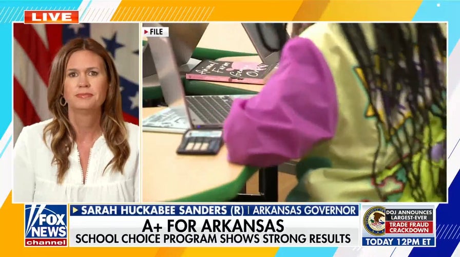Sarah Huckabee Sanders defends school choice, empowers parents