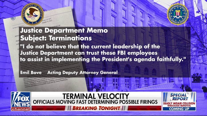 Mass exodus at the FBI and DOJ expected