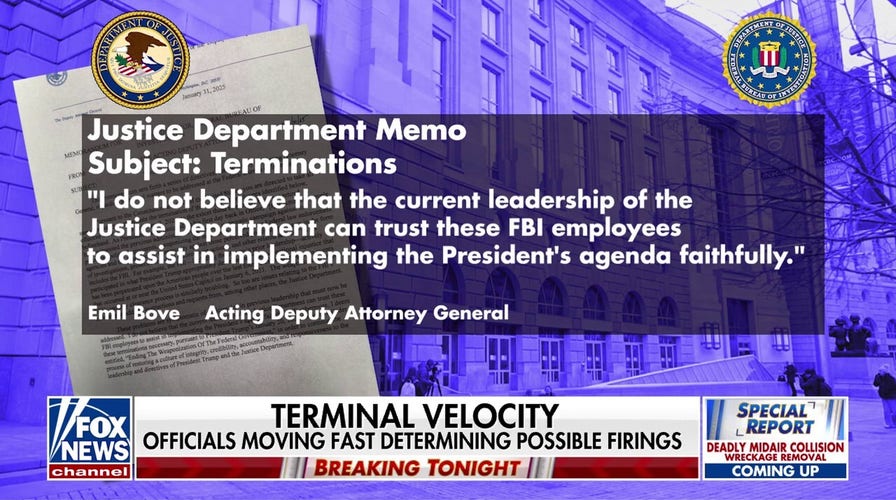 Mass exodus at the FBI and DOJ expected