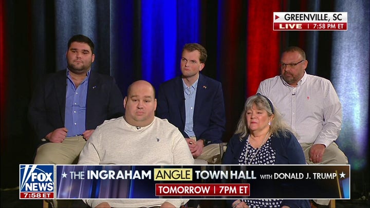 Undecided voters speak out before 'Ingraham Angle' town hall with Trump