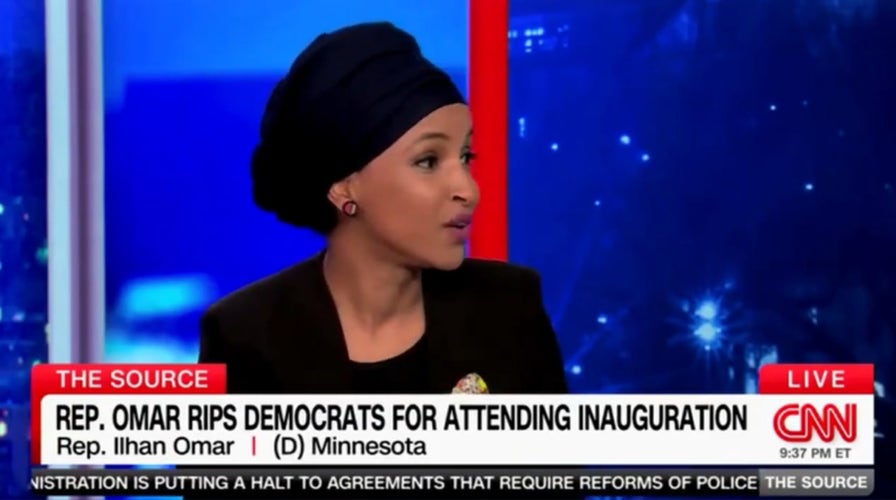 Rep. Omar berates Dems who attended Trump’s inauguration: 'No one' should show Trump respect