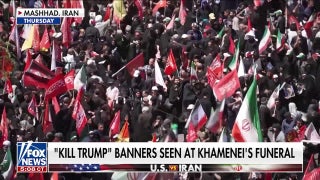 Iranian protestors chant 'death to America' and 'death to Israel'