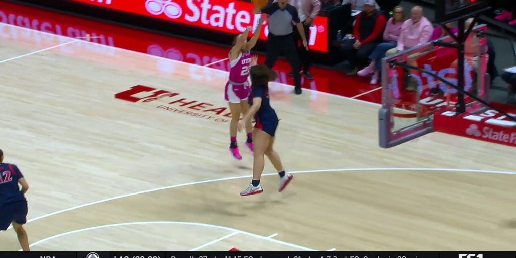 Utah's Jenna Johnson makes clutch 3-pointer to silence Arizona's comeback