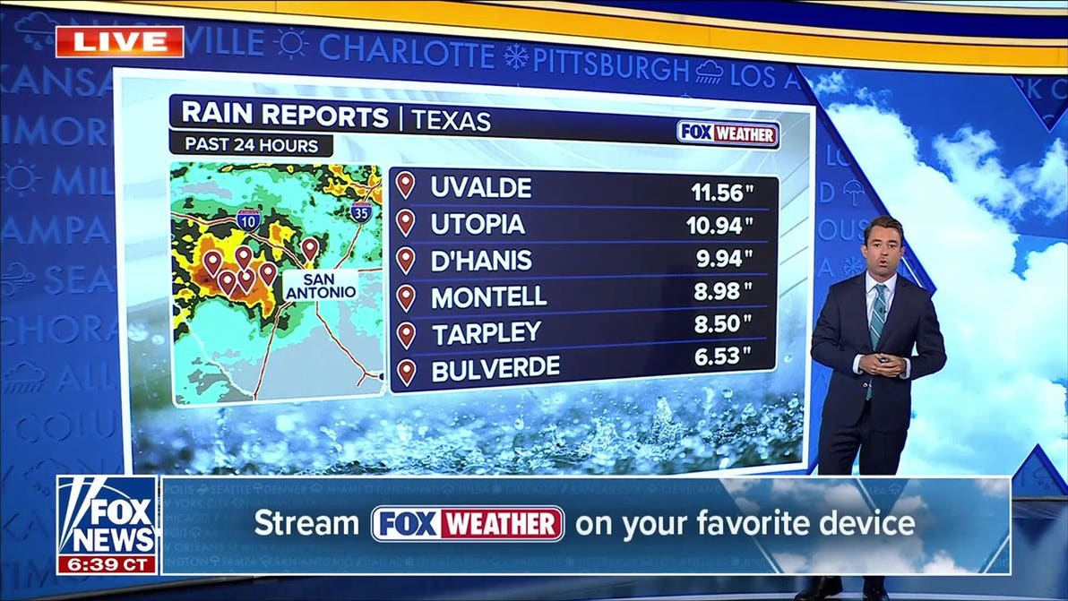 Texas Hill Country experiences heavy rain and flash flooding