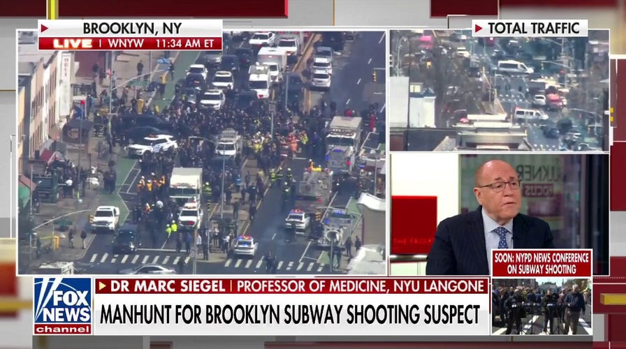 Brooklyn subway victims suffering gunshot wounds, smoke inhalation: Dr. Siegel