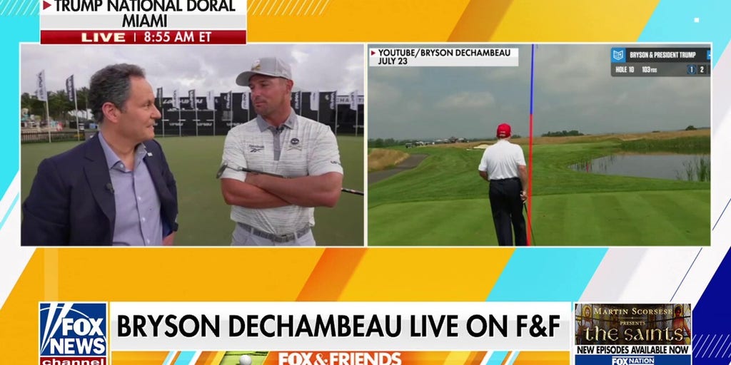 Bryson Dechambeau recalls playing golf with Trump