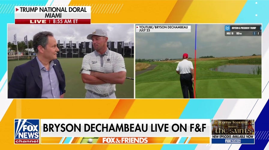 Bryson Dechambeau recalls playing golf with Trump
