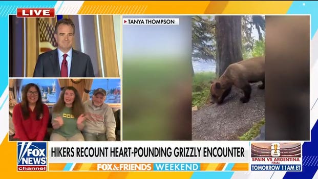 Hikers recount SCARY grizzly encounter on Alaska trail