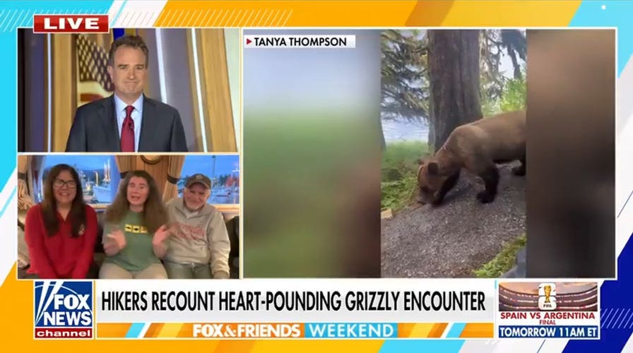Hikers recount SCARY grizzly encounter on Alaska trail