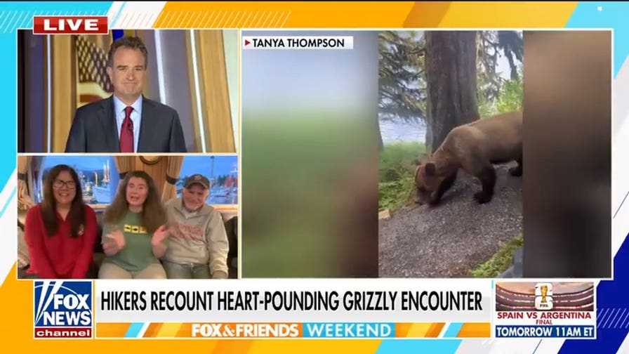 Hikers recount SCARY grizzly encounter on Alaska trail