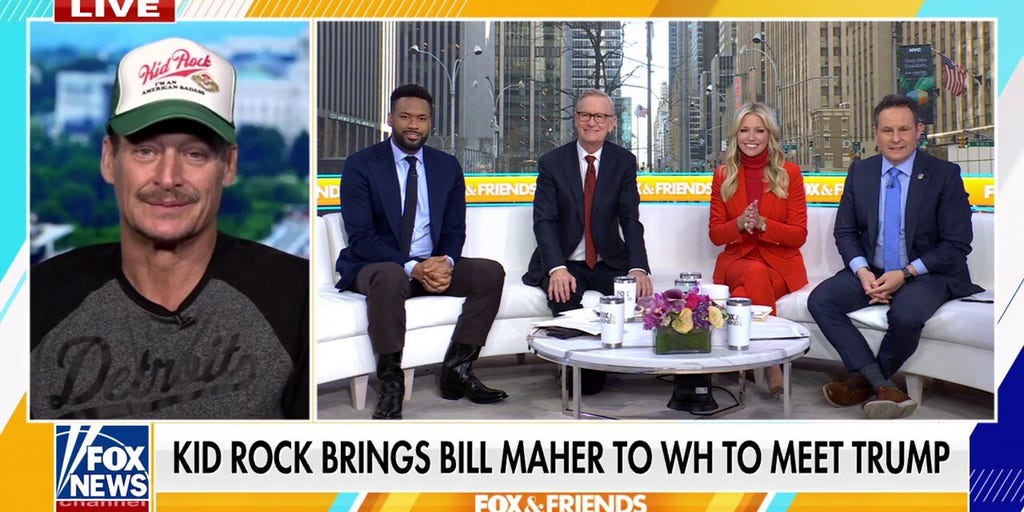 Kid Rock brings Bill Maher to the White House to meet Trump