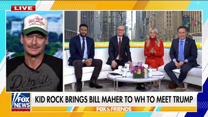 Kid Rock brings Bill Maher to the White House to meet Trump