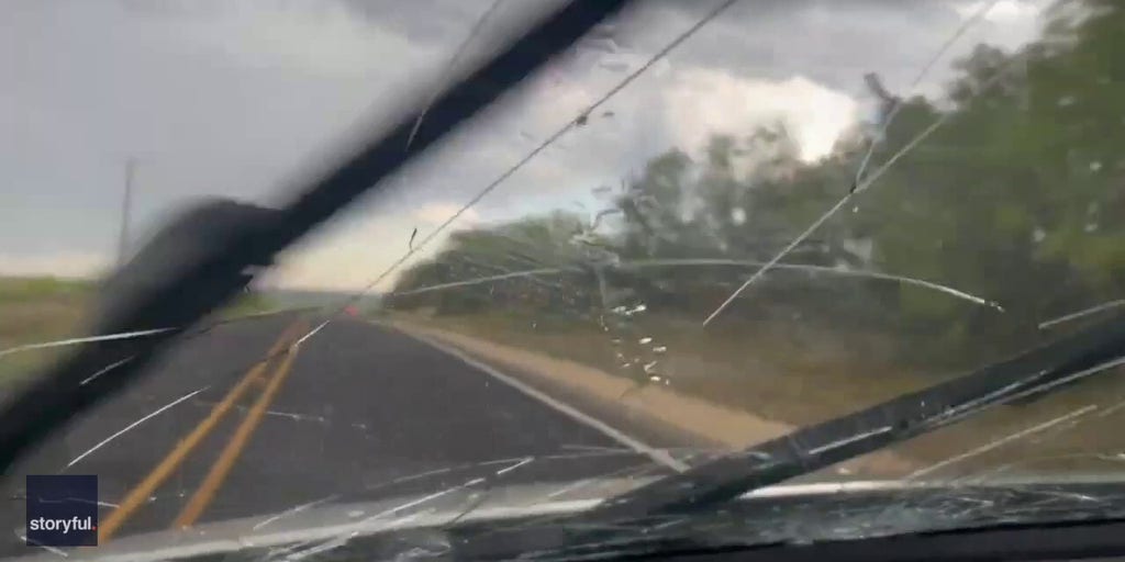 Texas Storm Produces Tennis Ball-sized Hail: See The Damage | Fox News ...