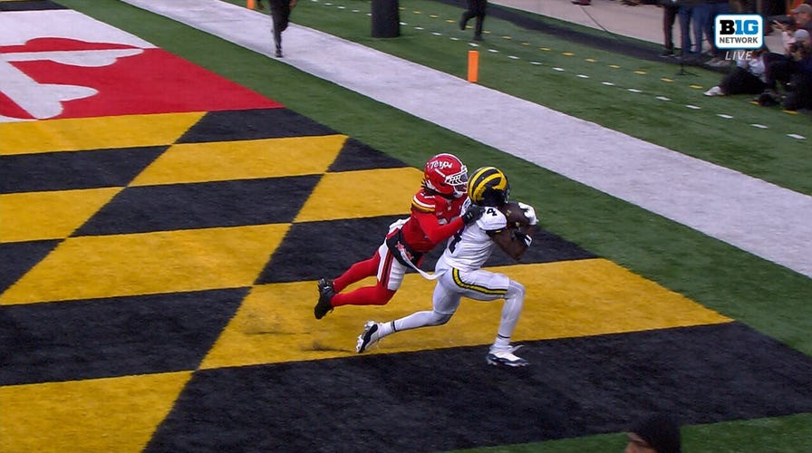 Michigan's Bryce Underwood passes 17-yard TD to Andrew Marsh, tying people against Maryland