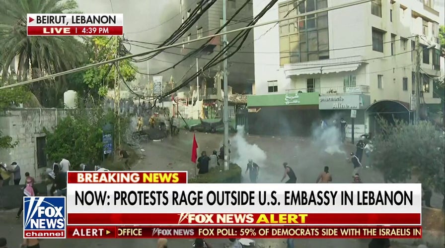 Gunfire, explosions break out in Lebanon protests