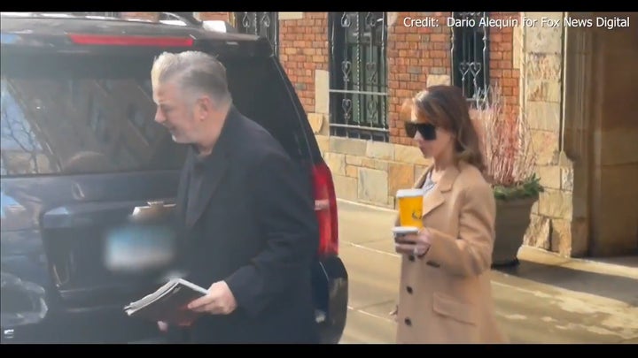 Alec Baldwin leaves his NYC apartment after Hannah Gutierrez Reed's conviction