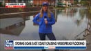 Storms soak East Coast, causing widespread flooding