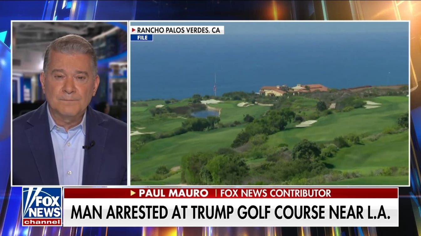 Armed man arrested at Trump golf course near LA