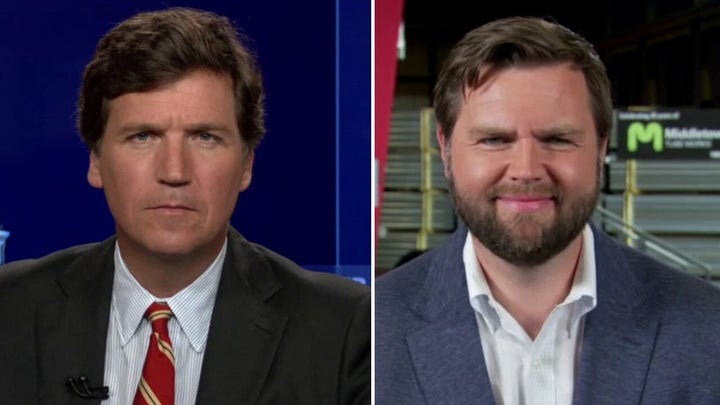 JD Vance joins 'Tucker Carlson Tonight' after announcing Senate run