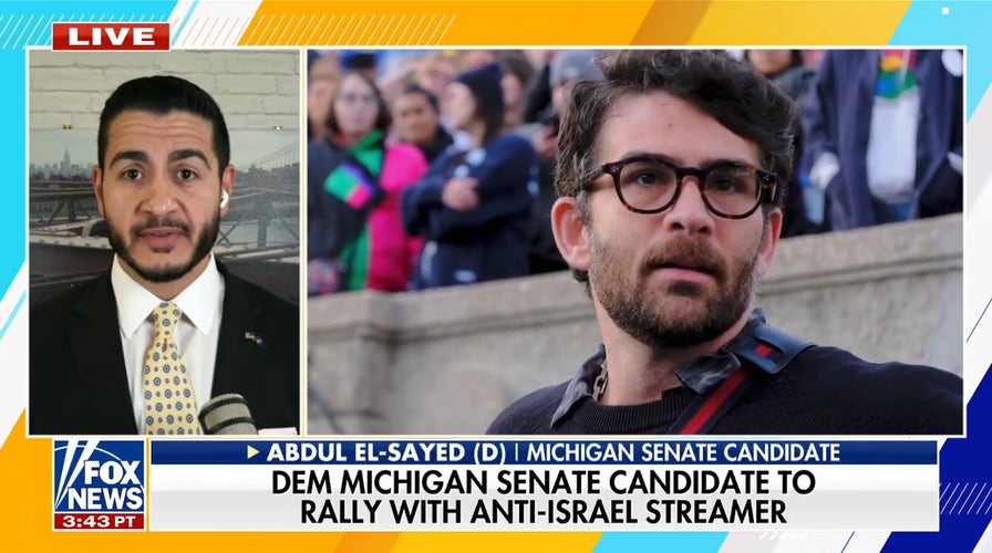 Michigan Dem candidate grilled over rally with anti-Israel streamer