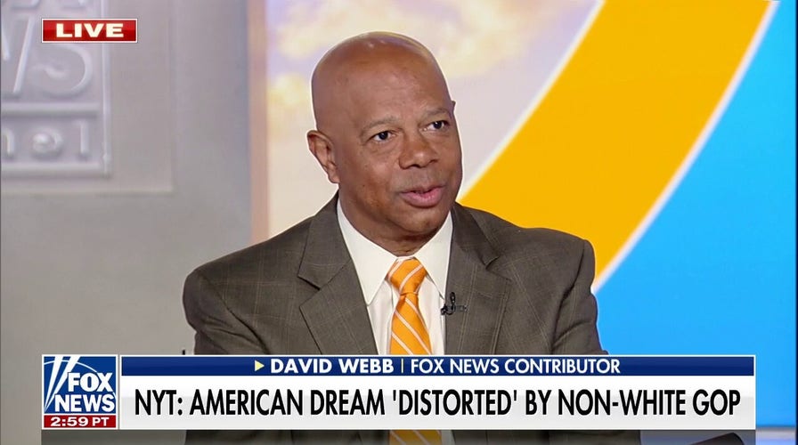 David Webb rips The New York Times for claiming non-White GOP distorts the American Dream