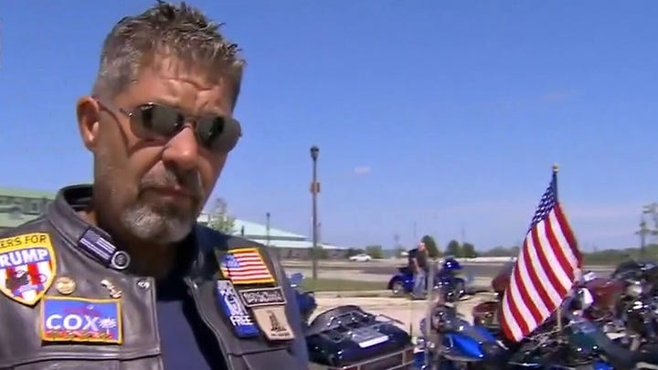 'Bikers for Trump' show up in Wisconsin to stand with police, oppose DNC