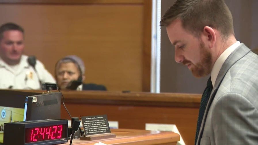 ‘Mime’ stalker accused of slathering himself in cooking oil in court, faints on the stand