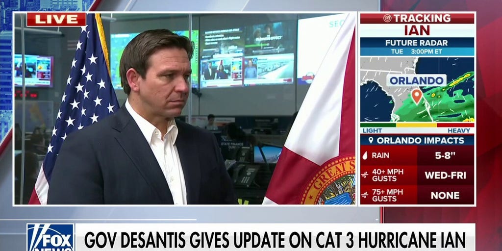 Gov. Ron DeSantis On Hurricane Ian: This Is Going To Be A Major Event ...