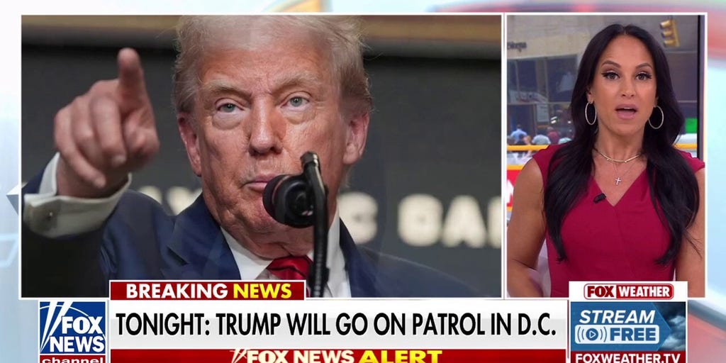 Trump hitting the DC streets to patrol with police, National Guard