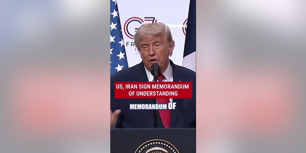 US, Iran sign memorandum of understanding ENDING WAR