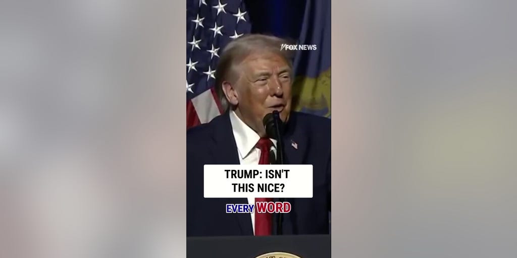 Trump: Isn't it nice to have a president that can go off teleprompter?