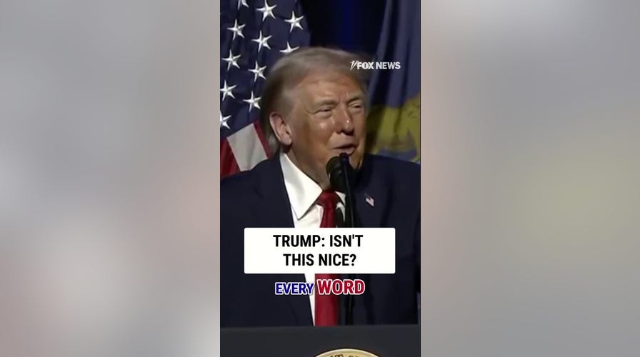 Trump: Isn't it nice to have a president that can go off teleprompter?