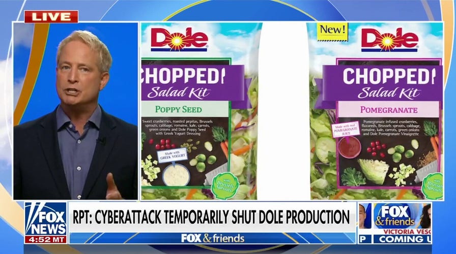 Food giant Dole halting food shipments to grocery stores after cyberattack
