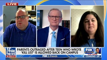 Parents outraged after Kentucky student who wrote 'kill list' is allowed back on campus