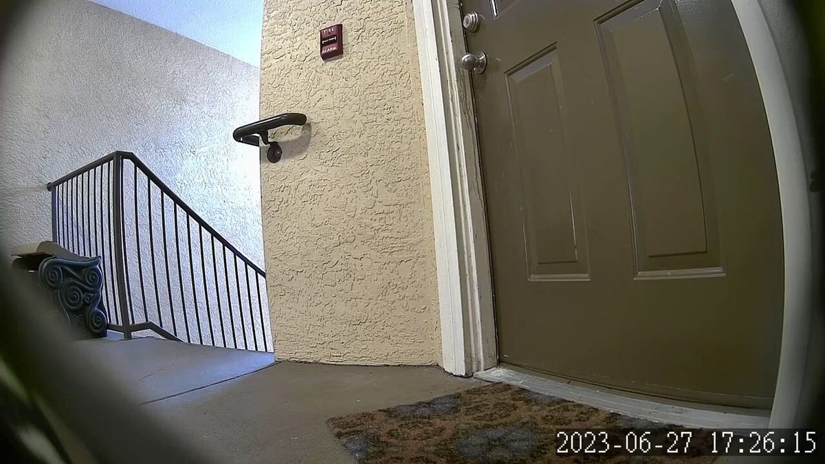 Florida chemistry student caught-on-camera injecting opioid under  neighbor's door