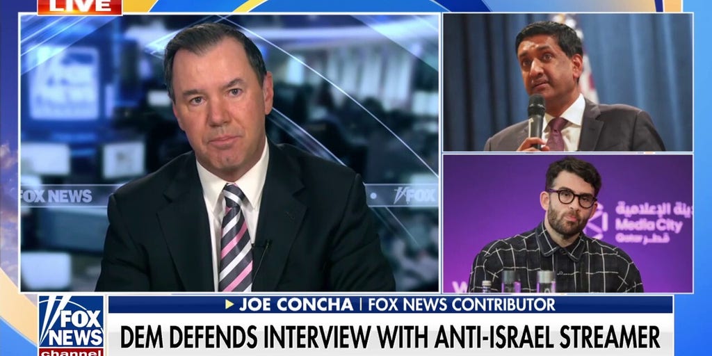 Concha slams Ro Khanna’s ‘pathetic’ defense of appearance with anti-Israel commentator Hasan Piker