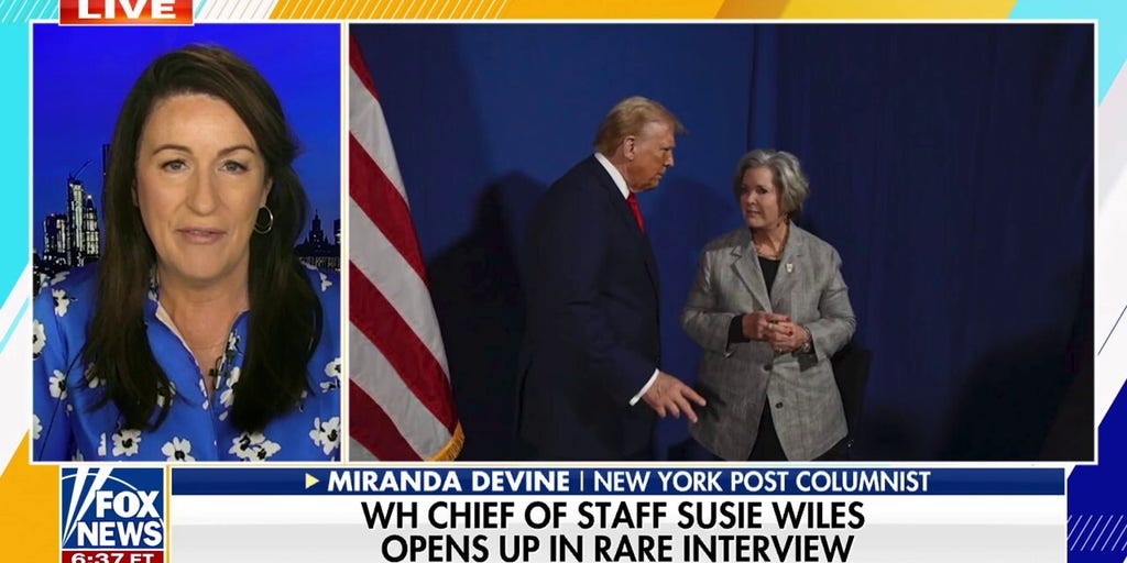Miranda Devine praises 'remarkable' WH Chief of Staff Susie Wiles: We're all lucky she's there