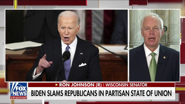 Sen. Ron Johnson slams Biden's angry SOTU: We are in deep trouble