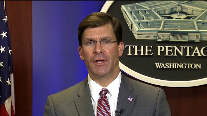 Defense Sec. Esper: How DOD is activing military to combat coronavirus