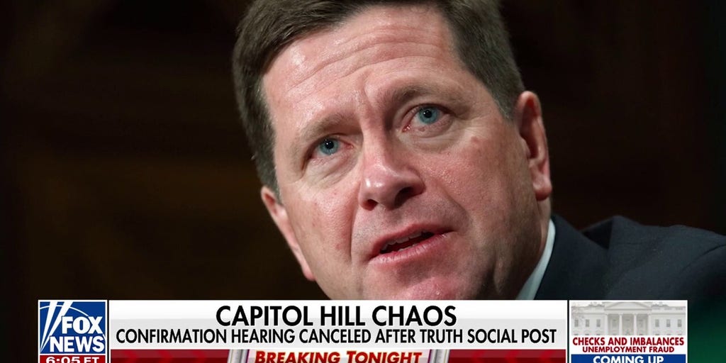 Capitol Hill chaos after Trump post leads to cancellation of DNI nominee hearing