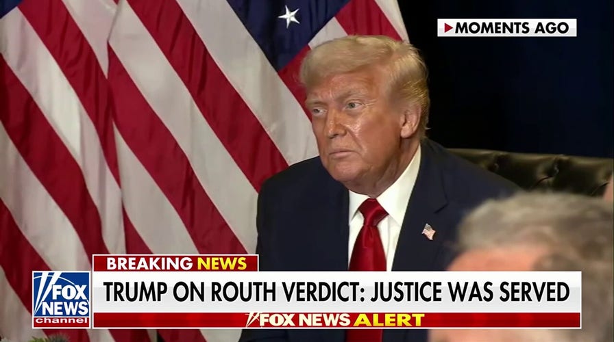Trump says ‘justice was served’ after would-be Trump assassins Ryan Routh’s guilty verdict