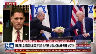 Israeli officials cancel DC visit after UN cease-fire vote - Fox News