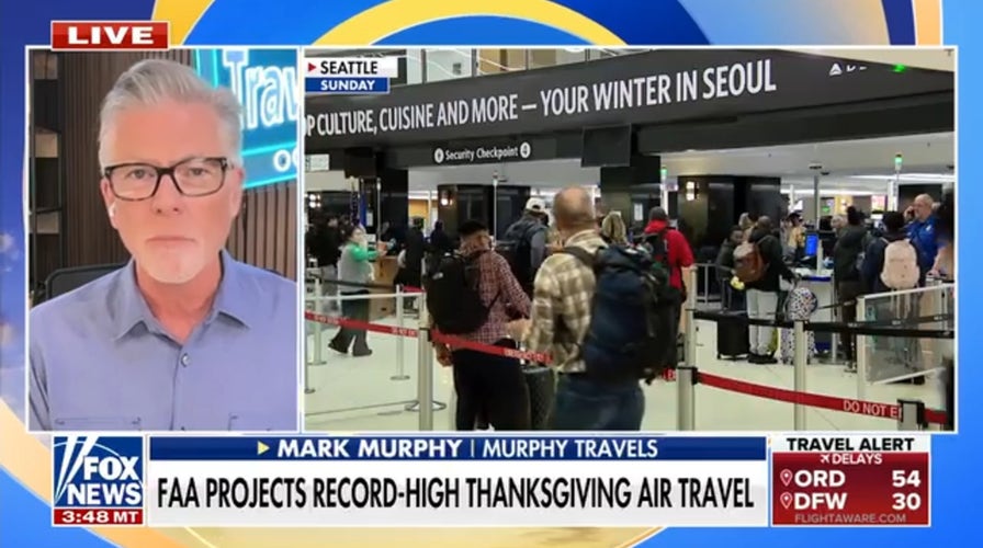 Travel expert shares tips for record-high Thanksgiving air travel, warns of delays