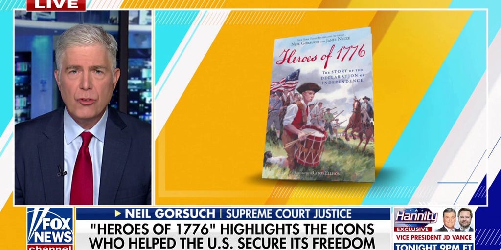 Justice Neil Gorsuch showcases American heroes in upcoming children's book