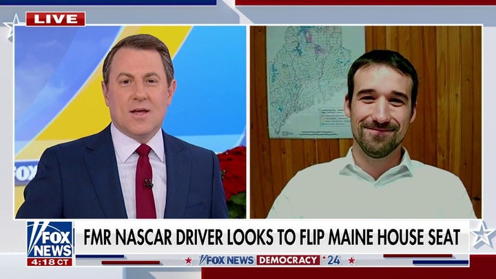 Former NASCAR driver aims to flip Maine House seat controlled by Democrat