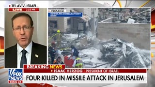 Iranian missile hits neighborhood outside Jerusalem