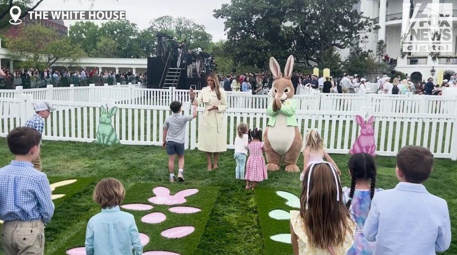 Melania Trump presides over annual Easter Egg Roll at White House