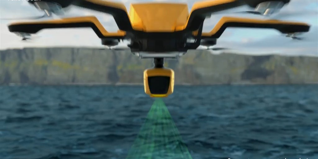 Cutting-edge drone tech maps land and water with laser accuracy