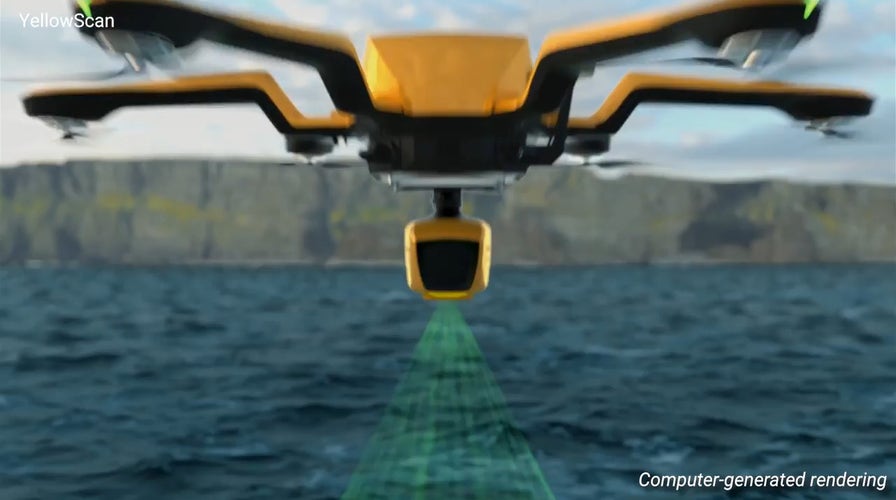 Cutting-edge drone tech maps land and water with laser accuracy