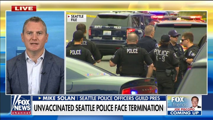 Seattle police union president: Communities will 'pay the price' as unvaccinated officers face termination 